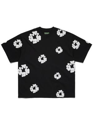 Cotton Wreath 2000s Tee Black – DENIM TEARS