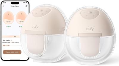 Eufy Wearable Breast Pump E10 Hands-Free Electric Breast Pump with App Control - Walmart.ca