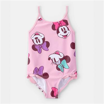 Toddler Girl Disney© Minnie Mouse 1-Piece Swimsuit - Pink | Carter’s Oshkosh Canada