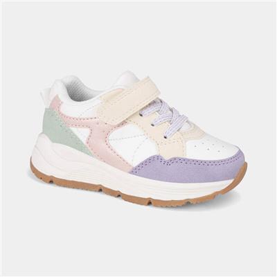 Toddler Girl Colour Block Sneakers - White | Carter’s Oshkosh Canada