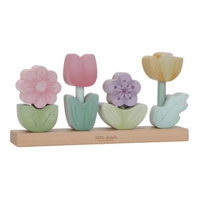 Wooden Stacking Flower Puzzle | Fairy Garden
 – Little Dutch Aus