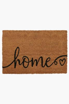 Coir Script Home Door Mat 40x60cm