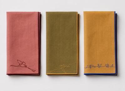 Luxe Embroidered Napkins – The CooCoo Club