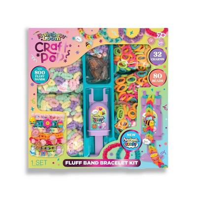 Rainbow Loom Craft Pop Fluff Band Bracelet Making Kit : Target