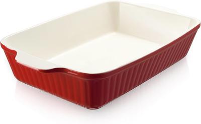 Amazon.com: DOWAN Casserole Dish, 9x13 Ceramic Baking Dish, Large Lasagna Pan Deep for Oven, 4.2 Quarts Baking Pan with Handles, Oven Safe and Durable