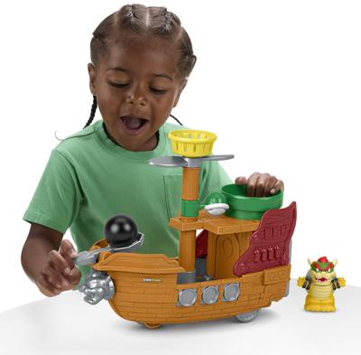 Fisher-Price Little People My Mario Bowser’s Airship & Figure Set Toddler Toy - Walmart.ca