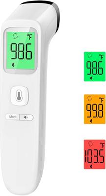 Amazon.com : No-Touch Thermometer for Adults and Kids, Accurate Digital Baby Thermometer | 1s Fast Reading, Fever Alarm, Silent Mode, 35-Reading Memor