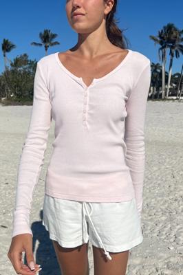 Zelly Long Sleeve Ribbed Top – Brandy Melville