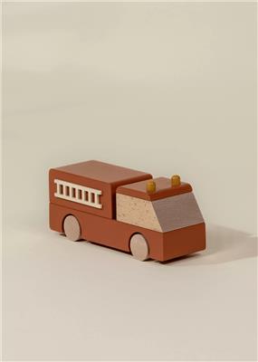 Coco Village Wooden Vehicle - Fire Truck – Mastermind Toys