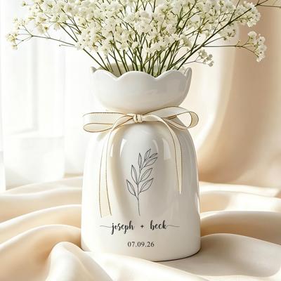 Custom Ceramic Wedding Vase, Engagement Gift for Couples, Anniversary Keepsake - Etsy Canada