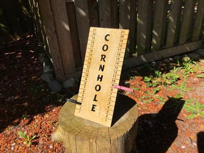 Wooden Cornhole Tabletop Scoreboard - Customize With Your Logo or Text - Etsy Canada