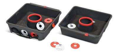 Outdoor Portable Washer Toss Game, Red/White, Ages 8 , for Lawn Game Activities
