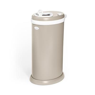 Amazon.com: Ubbi Stainless Steel Diaper Pail, No Special Bags, Odor-Locking, Taupe | Award-Winning Registry Must-Have, Childproof Safety Lid with Lock