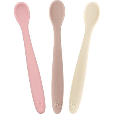 Amazon.com: WeeSprout Silicone Baby Spoons - First Stage Infant Feeding Utensils With Soft-Tip, Bendable Kitchenware for Parent & Self-Feeding, Ultra-