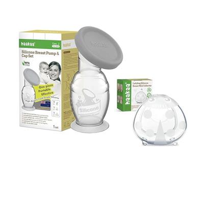 Amazon.com : haakaa G2 Manual Breast Pump 5oz./150ml with Silicone Cap & Ladybug Breast Milk Collector 1.4oz./40ml Combo : Baby