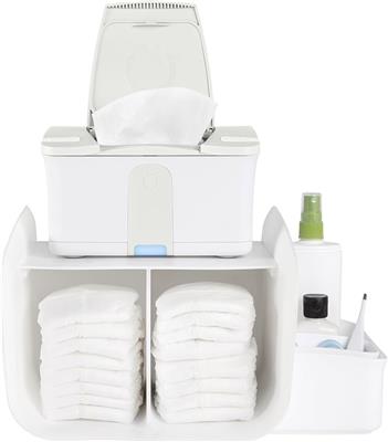 Amazon.com : Ubbi Tabletop Diaper Caddy, Diaper Storage, Caddy Organizer, White | Non-Skid Rubber Feet, Baby Diaper Caddy Organizer for Wipes & Baby A