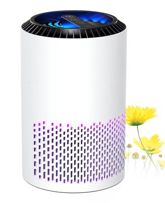 ALROCKET HEPA Air Purifier with Light Extra Large Room 350 Sq. ft, White - Walmart.com