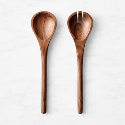 Acacia Salad Server Set - Elegant Dining Essentials | Williams Sonoma