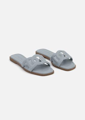 Cut-out Band Faux Leather Slides | Woolworths.co.za