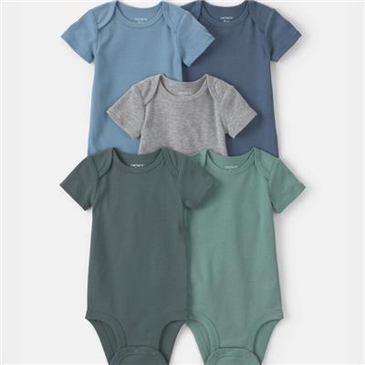 Baby Boy 5-Pack Multipack Bodysuits | Carter’s Oshkosh Canada