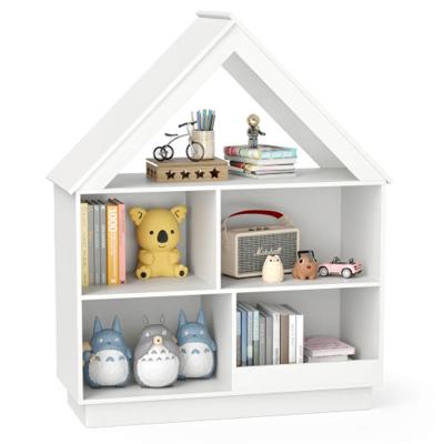 Costway Wooden Kids Dollhouse Bookshelf with Open Shelves Anti-toppling System Bookcase | Best Buy Canada