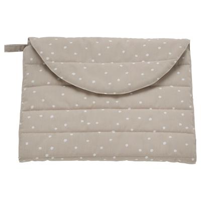 LEN babycare mat, beige/dot pattern foldable, 70x35 cm (271/2x133/4) - IKEA CA