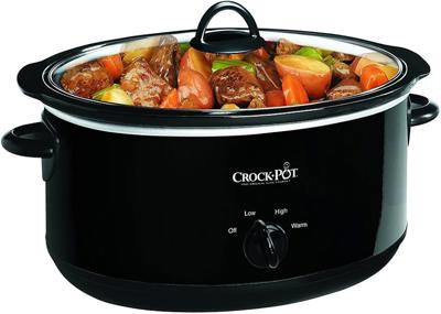 Amazon.com: Crock-Pot 8-Quart Manual Slow Cooker, XL Family Size Serves 10+ People, Removable Stoneware with Warming Setting, Dishwasher Safe for Easy