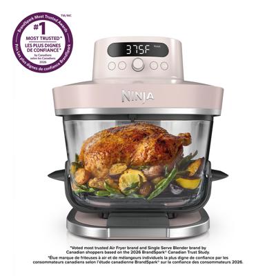 Ninja Crispi® Pro 6-in-1 Countertop Glass Air Fryer, Rose Quartz | SharkNinja CA