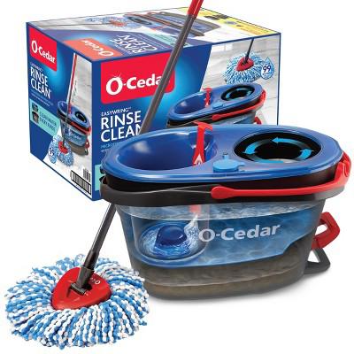 O-Cedar RinseClean Spin Mop & Bucket System: Cleaning Tools and Accessories : Target