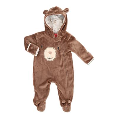 Shop Tangerine Baby Mink Pramsuit Br Bear Online at Baby Factory