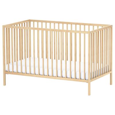 SNIGLAR Lit bébé, hêtre, 70x132cm. Trouvez-le ici  - IKEA CA