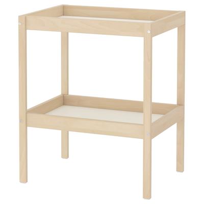 SNIGLAR Table à langer, hêtre, blanc, 72x53cm. Trouvez-le ici  - IKEA CA