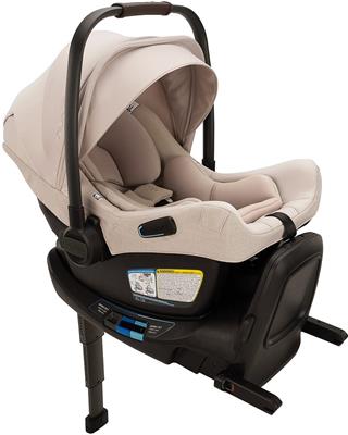 Nuna PIPA Aire RX Infant Car Seat   PIPA RELX Base with Load Leg - Biscotti