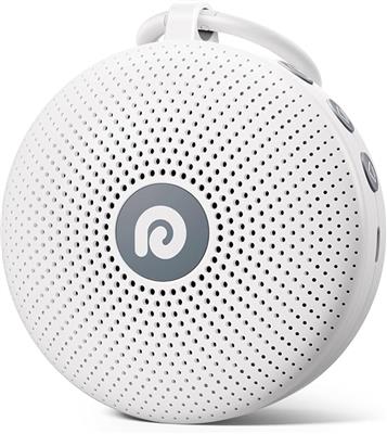 Dreamegg D11MAX, Portable White Noise Machine for Baby & Adults, Pink | Sound Machine with 21 Soothing Sounds, USB Rechargeable, Powerful Battery, Ide