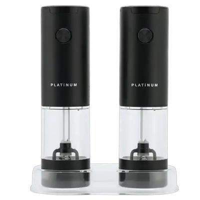Checkers Sixty60 | Platinum Battery Operated Salt & Pepper Grinder Set