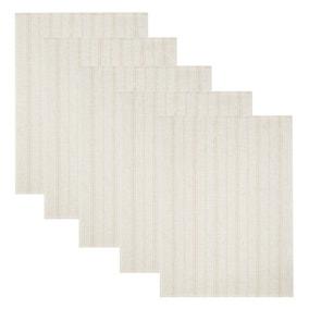 Pack of 5 Brooklyn Tea Towels | Dunelm
