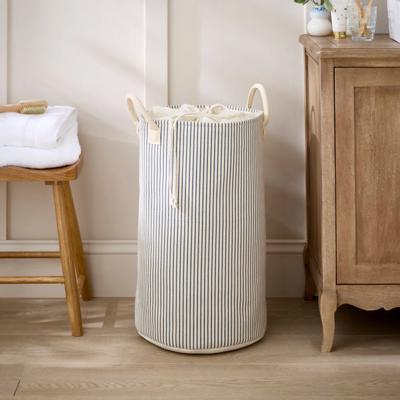 Woven Ticking Stripe Laundry Bag | Dunelm