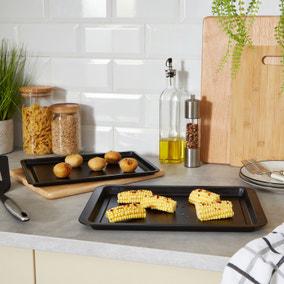 Set of 2 Oven Trays | Dunelm