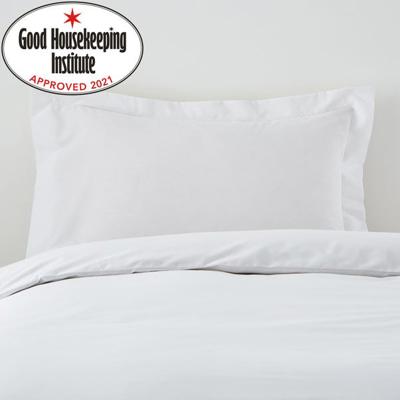 Non Iron Plain Dye White Oxford Pillowcase | Dunelm