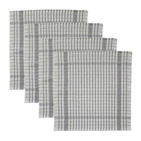 Pack of 4 Portobello Dish Cloths | Dunelm