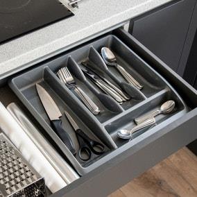 Addis Metallic Cutlery & Drawer Organiser | Dunelm