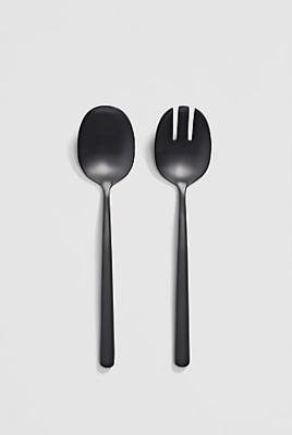 Graphite Nolan Salad Servers - Cutlery | Country Road