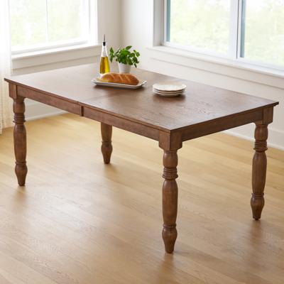The Pioneer Woman Harper Extendable Wood Dining Table, Homestead Brown - Walmart.com