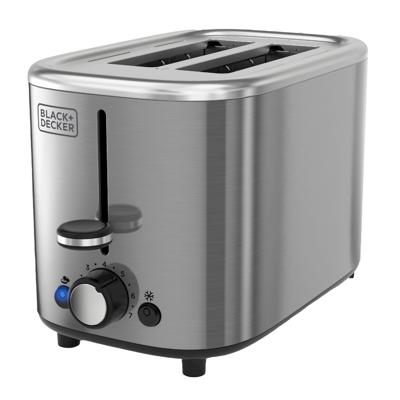 BLACK+DECKER, 2‑Slice Toaster, Stainless Steel, Extra‑Wide Slots - Walmart.com