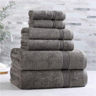 Superior Heritage Egyptian Cotton Absorbent 6-Piece Towel Set