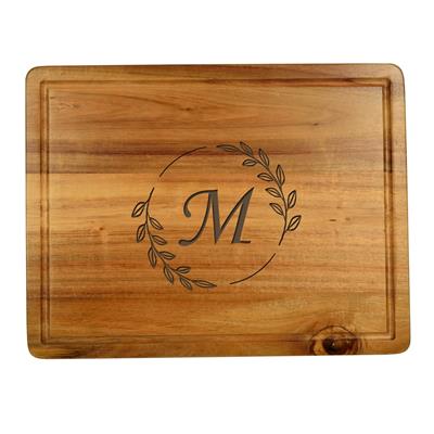 Picnic at Ascot Personalized Acacia Charcuterie Cheese Cutting Board