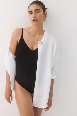 Womens Black Firm shape Sculpting Thong body | H&M IN
