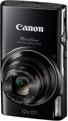 Amazon.com : Canon PowerShot ELPH 360 Digital Camera w/ 12x Optical Zoom and Image Stabilization - Wi-Fi & NFC Enabled (Silver) | 12x Optical Zoom, Im