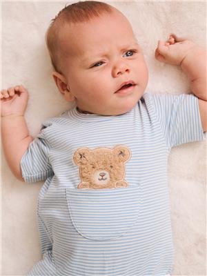 Peekaboo Hux Stripe Bodysuit – Huxbaby