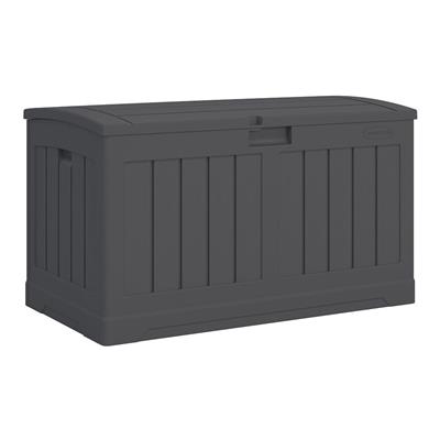Suncast 50-Gal All-Weather Peppercorn Deck Box with Lock